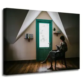 obrazy-na-plotnie-ludzie-kobieta-relaks-40x30-cm