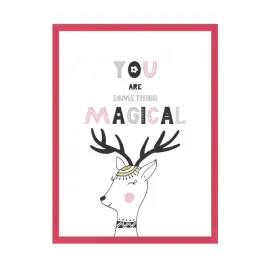 plakat-dzieciece-you-are-magical-24x30-amarant