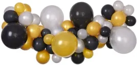 girlanda-balonowa-zlota-srebrna-czarna-urodzinowa-slubna-chrzest-65szt