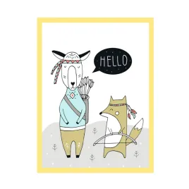 plakat-dzieciece-hello-24x30-cm-ramka-zolta