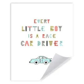 plakat-dzieciece-little-boy-is-a-car-driver-40x50