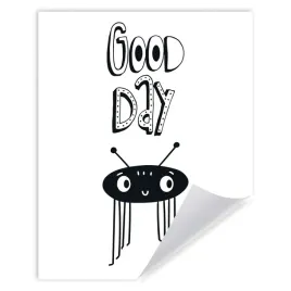plakat-dzieciece-good-day-pajaczek-24x30-cm