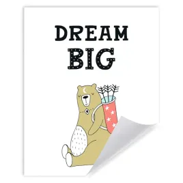 plakat-dzieciece-dream-big-wielkie-marzenia-40x50