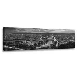 obraz-na-plotnie-architektura-rouen-czarno-biale-150x50-cm