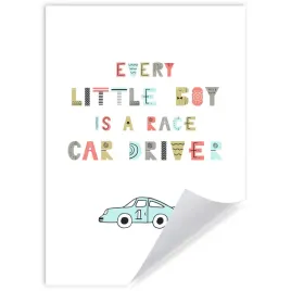 plakat-dzieciece-little-boy-is-a-car-driver-50x70