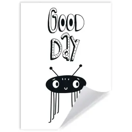 plakat-dzieciece-good-day-pajaczek-21x297-cm