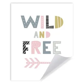 plakat-dzieciece-wild-and-free-24x30-cm