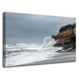 obrazy-na-plotnie-natura-fala-klif-plaza-80x50-cm