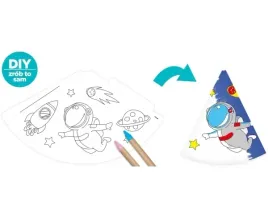 czapeczki-papierowe-pokoloruj-sam-kosmos-6-szt