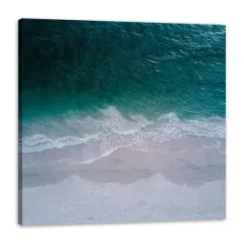 obraz-na-plotnie-natura-morze-ocean-fale-plaza-50x50