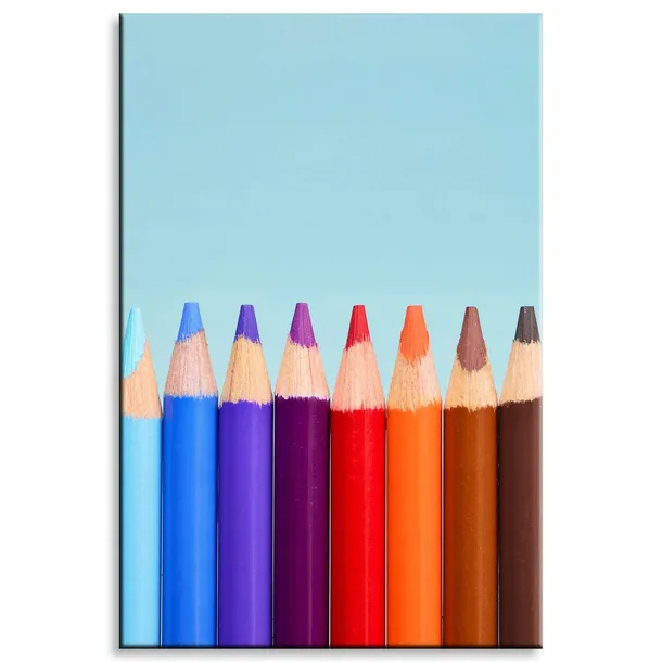 obraz-na-plotnie-teczowe-kredki-80x120-stan-nowy