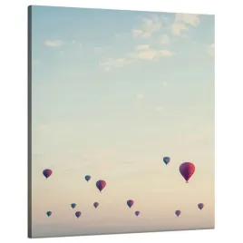 obraz-na-plotnie-mlodziezowe-balony-niebo-natura-zachod-slonca-80x100