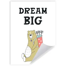 plakat-dzieciece-dream-big-wielkie-marzenia-50x70