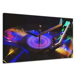 obraz-na-plotnie-muzyka-gramofon-led-120x70