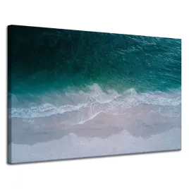 obraz-na-plotnie-natura-morze-ocean-fale-plaza-120x80