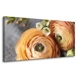 obrazy-na-plotnie-botanika-kwiaty-pastelowe-80x40