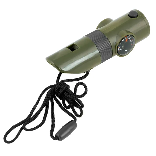 GWIZDEK RATUNKOWY SURVIVAL PRZETRWANIA DOMINATOR 6w1 Z KOMPASEM TERMOMETREM