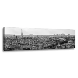 obraz-na-plotnie-architektura-paryz-czarno-biale-135x45-cm