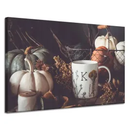 obraz-na-plotnie-dynie-retro-vintage-jesien-120x80