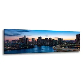 obraz-na-plotnie-architektura-rainbow-bridge-tokyo-135x45-cm