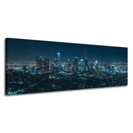 obraz-na-plotnie-architektura-los-angeles-noca-150x50-cm