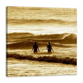 obraz-na-plotnie-ludzie-ocean-woda-morze-60x60-cm