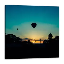 obraz-na-plotnie-natura-zmierzch-balon-40x40-cm