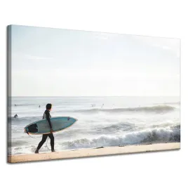 obraz-na-plotnie-surfing-morze-woda-lato-plaza-120x80