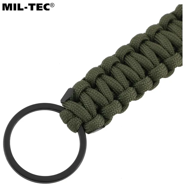 mil-tec-brelok-do-kluczy-karabinczyk-linka-paracord-olive-stan-nowy-dlugosc-205-mm