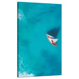 obraz-na-plotnie-zaglowka-na-wodzie-fale-70x120-cm