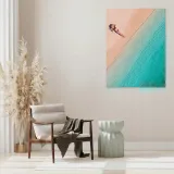 obraz-na-plotnie-kobieta-opalajaca-sie-na-plazy-30x40-cm-sposob-wykonania-druk-cyfrowy