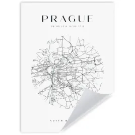 plakat-mapa-miasta-praga-czechy-europa-kolo-21x297-cm