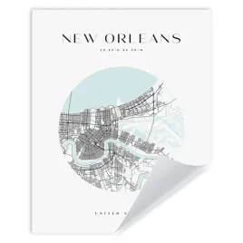 plakat-mapa-miasta-new-orleans-kolo-24x30-cm