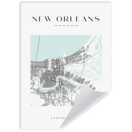 plakat-mapa-miasta-new-orleans-kwadrat-21x297-cm