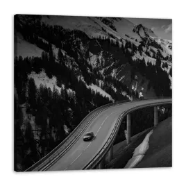 obraz-na-plotnie-natura-droga-przez-gory-czarno-biale-40x40-cm