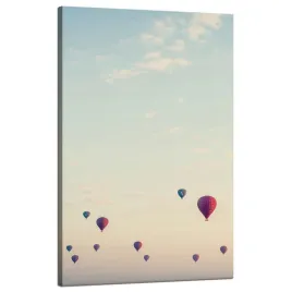 obraz-na-plotnie-mlodziezowe-balony-niebo-natura-zachod-slonca-50x80