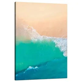 obraz-na-plotnie-fale-woda-brzeg-piasek-80x120-cm