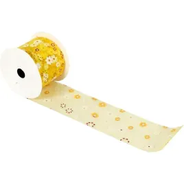 wstazka-dekoracyjna-wiosenna-wielkanocna-zolta-kwiatowa-2cm-prezenty-diy