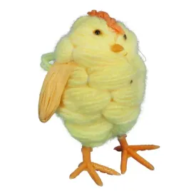 zolta-figurka-kurczaka-z-wloczki-10-cm-dekoracja-wielkanocna-wiosenna