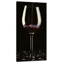 obraz-na-plotnie-kuchnia-lampka-wina-dekoracje-do-kuchnii-40x80-cm