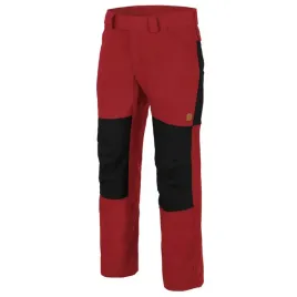 spodnie-trekkingowe-woodsman-helikon-do-bushcraftu-wytrzymale-red-black