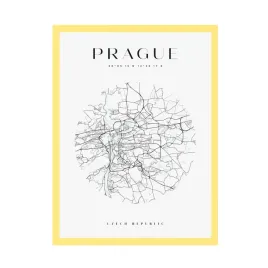 plakat-mapa-miasta-praga-czechy-europa-kolo-24x30-cm-ramka-zolta
