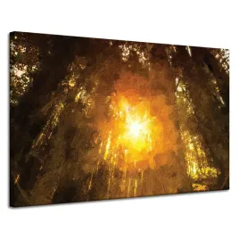 obraz-na-plotnie-las-w-blasku-slonca-pastele-120x80-cm