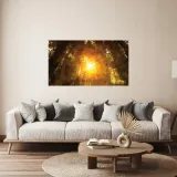 obraz-na-plotnie-las-w-blasku-slonca-pastele-120x80-cm-material-wykonania-plotno