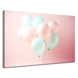 obraz-na-plotnie-balony-rozowe-niebieskie-swiat-pelen-barw-kolorow-120x80