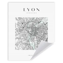 plakat-mapa-miasta-francja-lyon-kwadrat-24x30-cm
