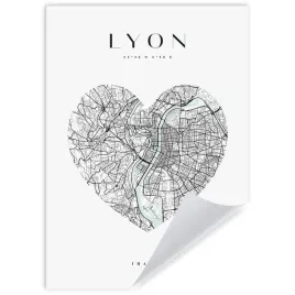 plakat-mapa-miasta-francja-lyon-serce-21x297-cm