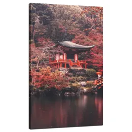 obraz-na-plotnie-drzewa-kolorowe-japonski-styl-spokoj-70x120-cm