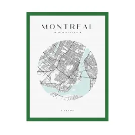 plakat-mapa-miasta-montreal-kolo-40x50-cm-ramka-zielona