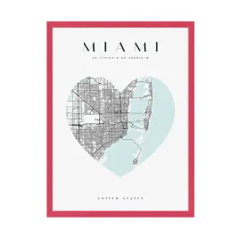 plakat-mapa-miasta-miami-serce-24x30-cm-ramka-amarant